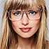 woman wearing eyeglasses