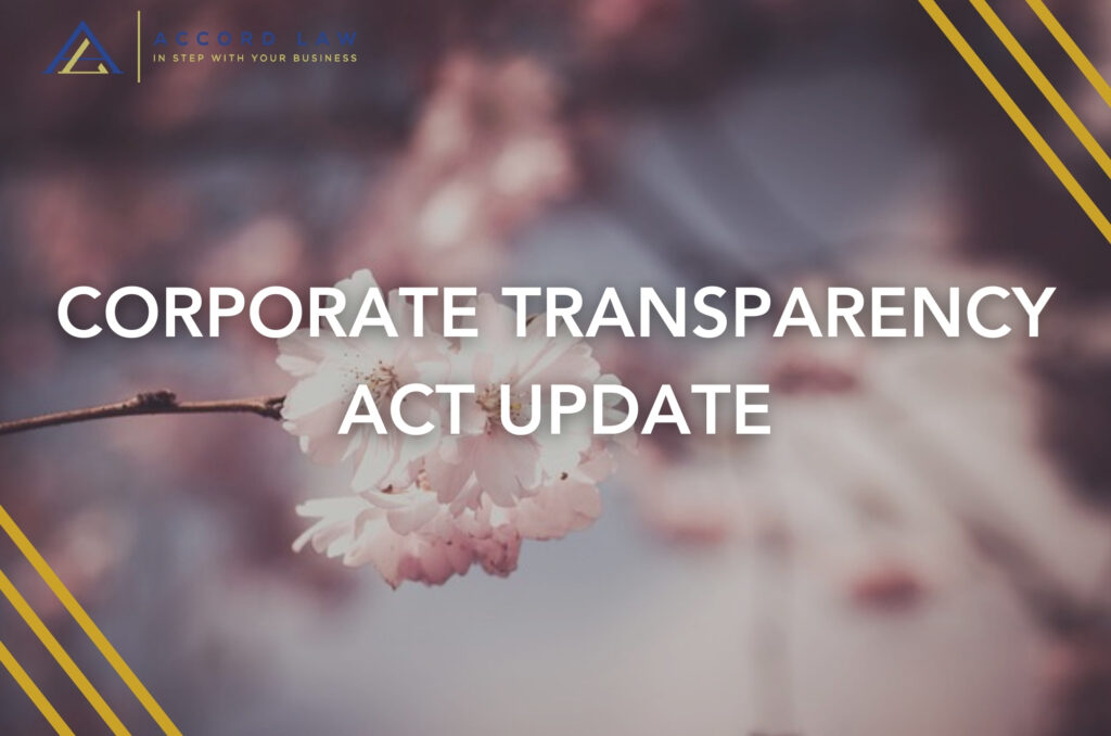 Corporate Transparency Act Update